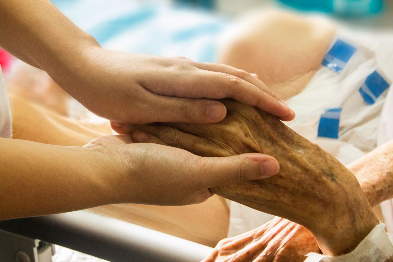 hand in hand, hospice, patient-1686811.jpg